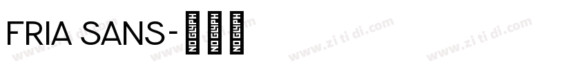 fria sans字体转换